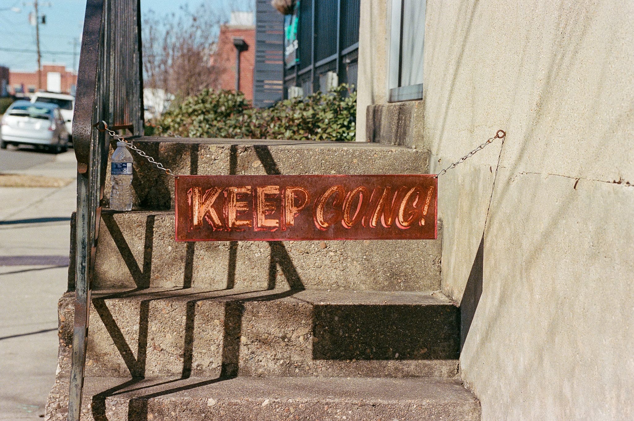 Keep Going sign